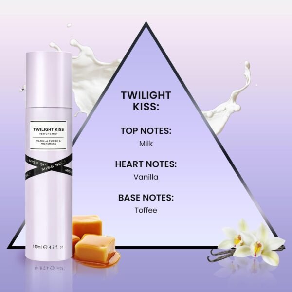Miss So…? Womens Twighlight Kiss, Sugar Rush, Starlet Perfume Mist Mixed Bundle 140ml (3 Pack)