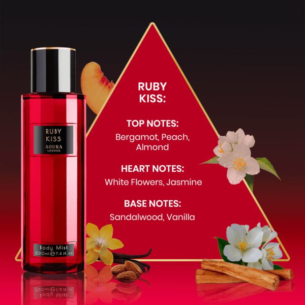 Aoura London Ruby Kiss Body Mist 220ml