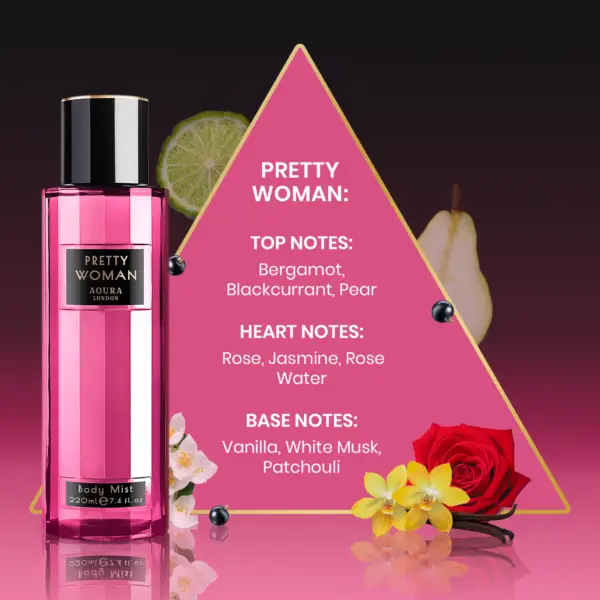 Aoura London Pretty Woman  Body Mist 220ml