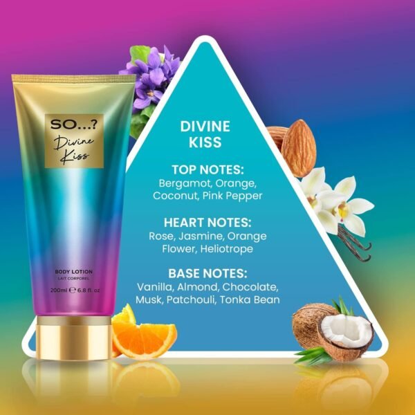 So…? YOU Divine Kiss Bath and Body Set, Body Mist, Body Lotion and Shower Cream Bundle (Pack of 3)