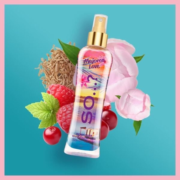 So…? Summer Escapes Majorca Love Body Mist Fragrance Spray 200ml Bundle (Pack of 3)