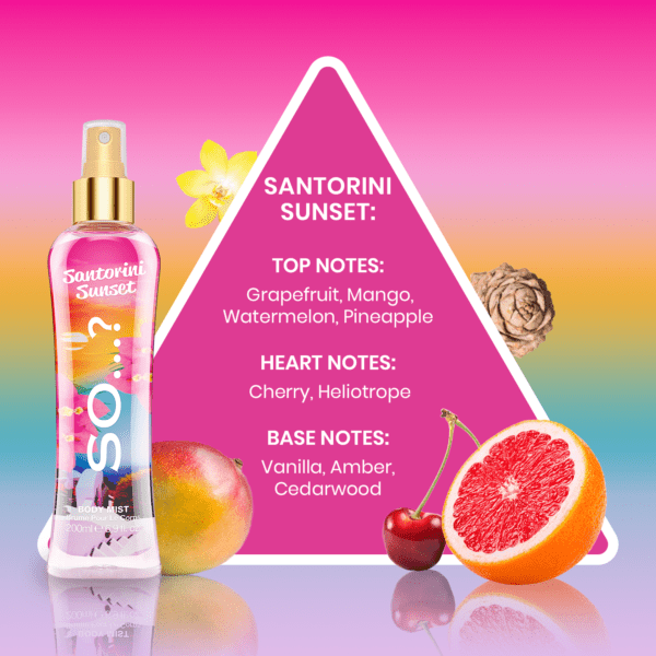 SO…? Santorini Sunset Body Mist 200ml