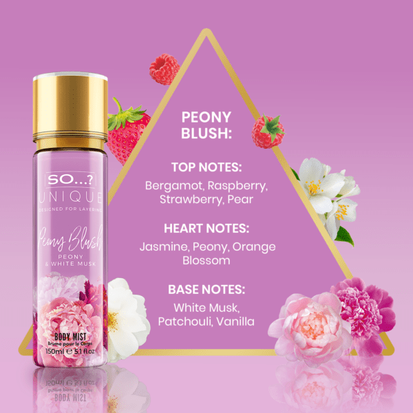 So...? Unique Women Peony Blush Body Mist 150ml