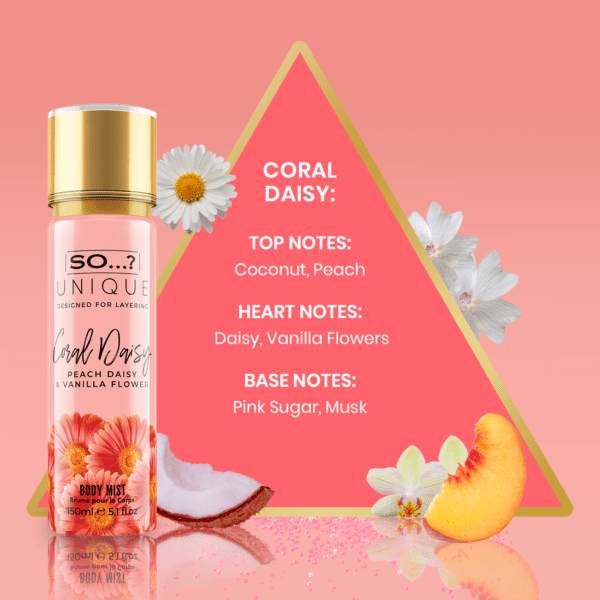 So…? Unique Women Coral Daisy Body Mist 150ml