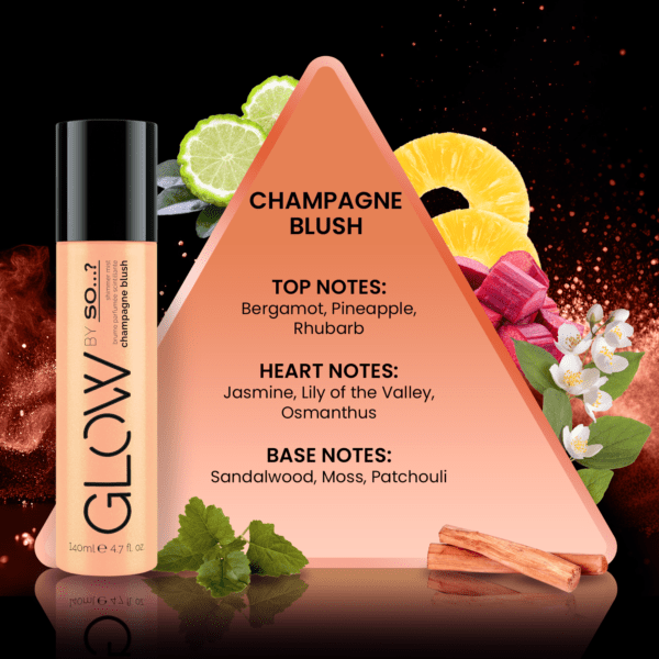 Glow By So...? Womens Champagne Blush Illuminating Shimmer Body Mist 140ml