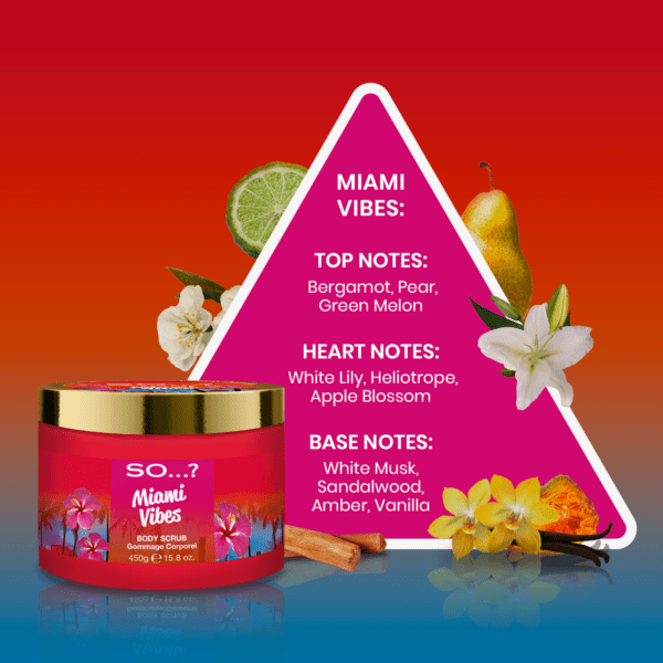 So…? Escape Miami Vibes Exfoliating Body Scrub 450g