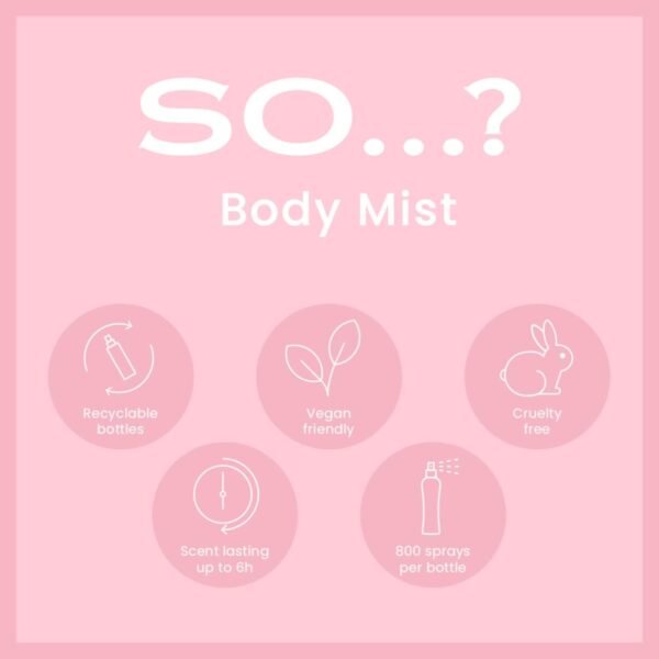 So…? Summer Escapes Majorca Love Body Mist Fragrance Spray 200ml Bundle (Pack of 3)