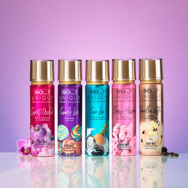 SO…? Unique Women  Vanilla Latte Body Mist  150ml