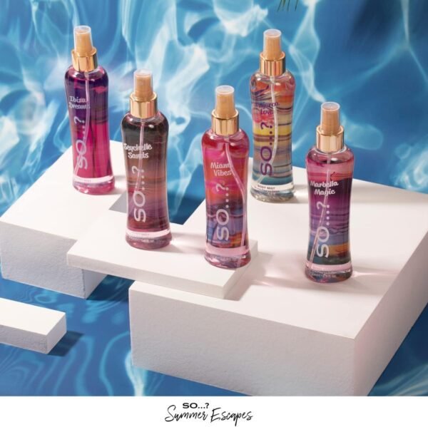 So…? Summer Escapes Bali Breeze Body Mist Fragrance Spray 200ml Bundle (Pack of 3)