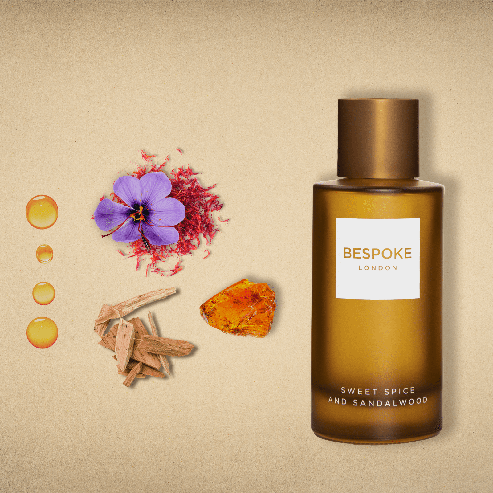 BESPOKE LONDON Premium Mens Perfume Gift Set, Black Suede, Wild Herbs, Sweet Spice, Eau De Parfum with Long Lasting Fragrance - Travel Size Mini Perfume Set, Aftershave Gift Set for Men (3 x 50ml)