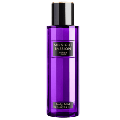 Aoura London Midnight Passion Body Mist 220ml – Sensual Evening Fragrance for Women