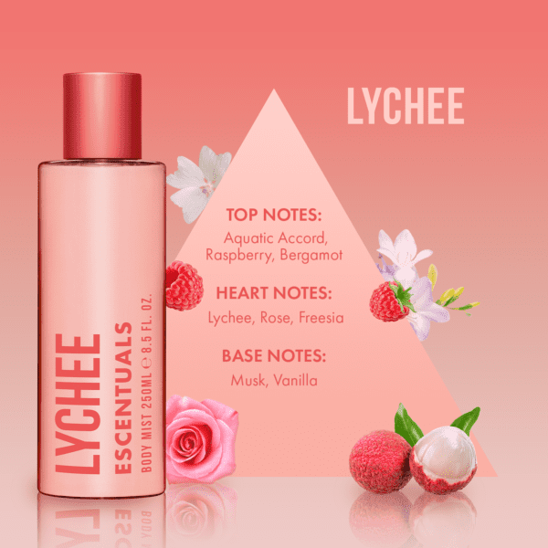 Escentuals Lychee Womens Body Mist 250ML