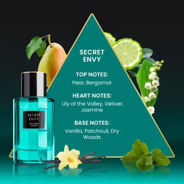 Aoura London Secret Envy Eau De Parfum for Women 100ml