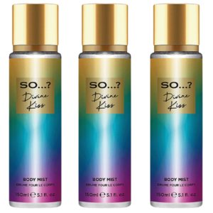 SO You Divine Kiss Body Mist Set 150ml Bundle Pack of 3