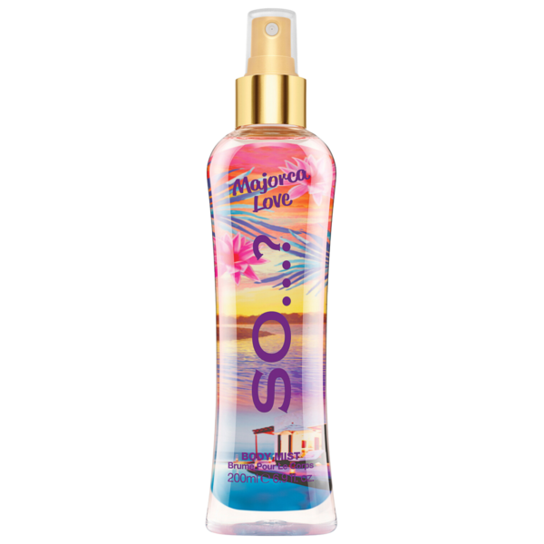 SO Majorca Love Body Mist 200ml – Sweet Citrus Floral Body Mist