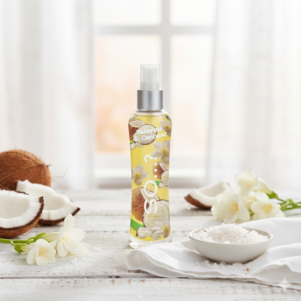 So…? Tuberose & Coconut Body Mist 100ml