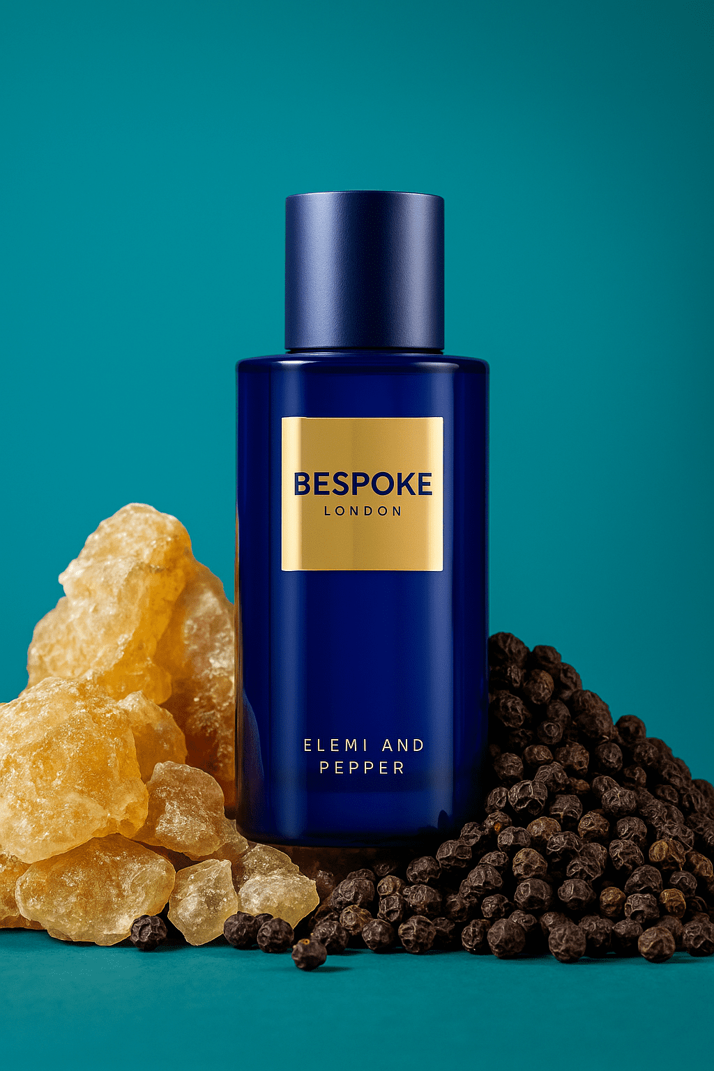 Bespoke London Gold Collection Elemi and Pepper Eau De Parfum 100ML Long Lasting Oriental Woody Perfume For Men