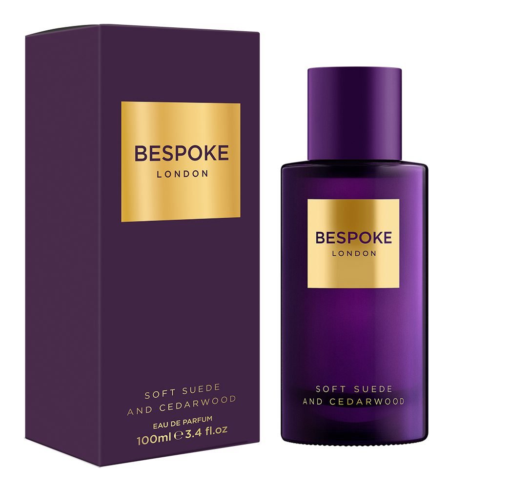 Bespoke London Gold Collection Soft Suede and Cedarwood Eau De Parfum 100ML